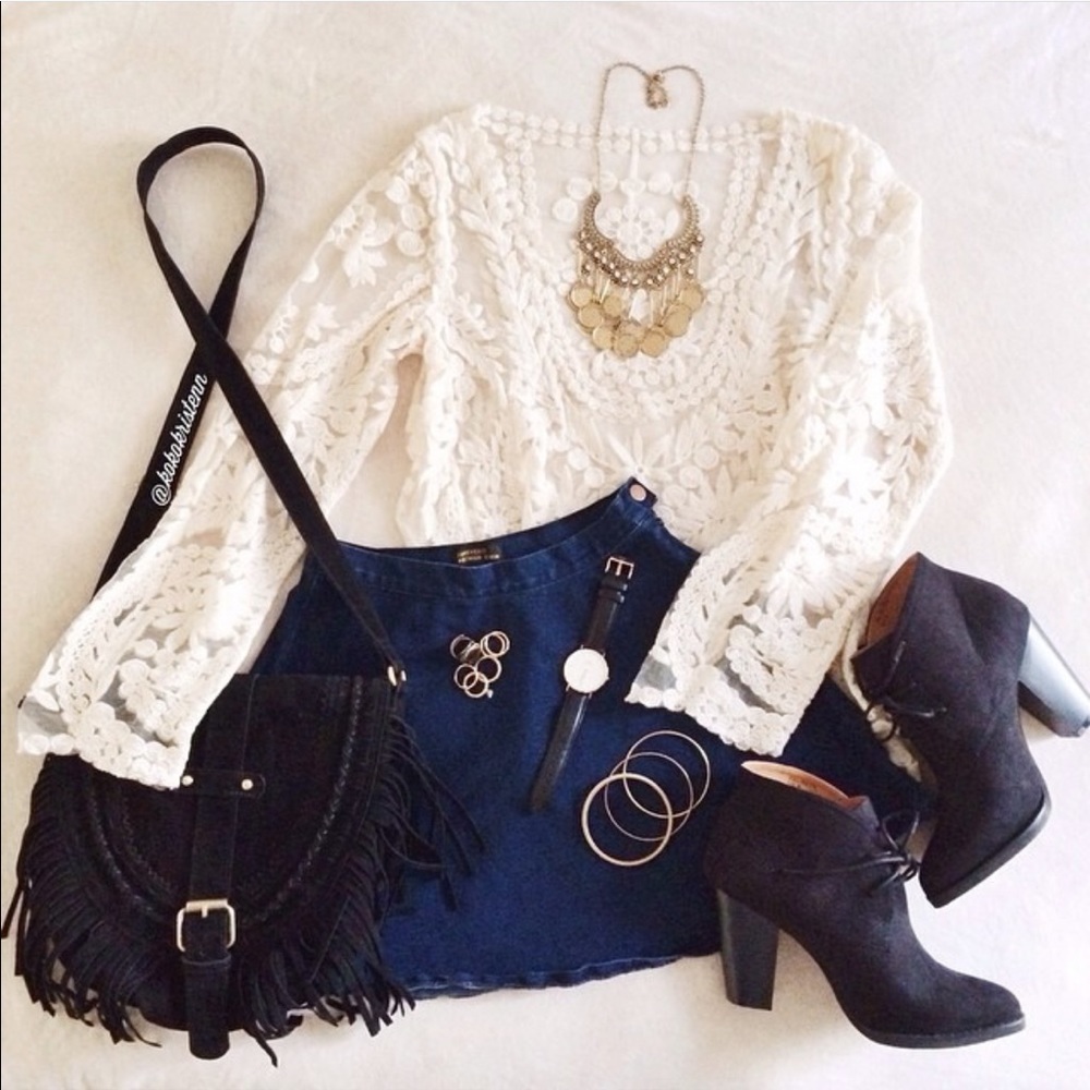 ✨Crochet long sleeve top